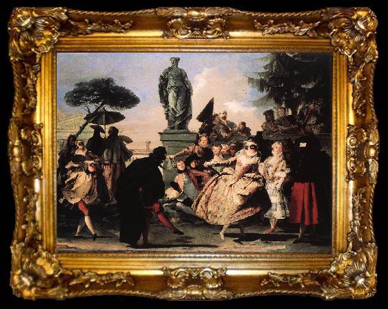 framed  TIEPOLO, Giovanni Domenico Minuet t, ta009-2